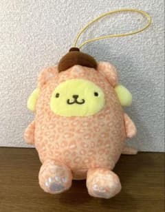 サンリオキャラクターズ　ヒョウかぶりちょいデカマスコット　ポムポムプリン