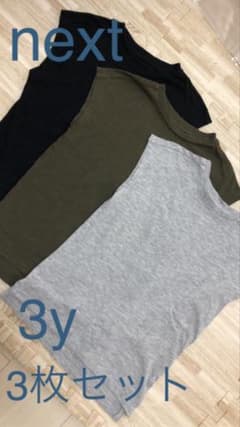 next⭐︎Tシャツ3枚セット　100のサムネイル