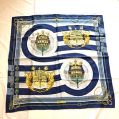 HERMES 大判スカーフ カレ90 CHATEAUX D