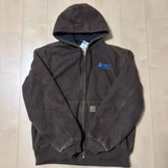 Carhartt ジップアップパーカー ブラウンのサムネイル