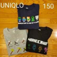 UNIQLO ユニクロ 半袖 Tシャツ マインクラフト 150のサムネイル