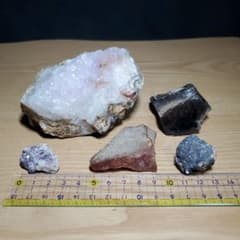 【特割】天然石 原石 鉱物 標本 5点セットのサムネイル