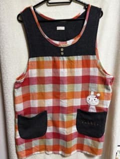 チェック柄エプロン M〜Lサイズのサムネイル
