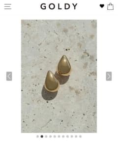 GOLDY ドロップメタルワンタッチピアスのサムネイル