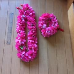 フラダンス用 レイ＆ヘッドバンドセットのサムネイル