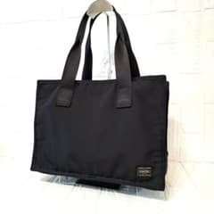 【極美品】直営店限定 PORTER HANDY トートバッグ マチ拡張 黒 紺 極美品】直営店限定 PORTER HANDY トートバッグ マチ拡張 黒 紺 - メルカリ