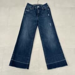 値下　MOTHER THE ROLLER CROP 24 ダークグラフティデニムのサムネイル
