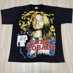 XLサイズ　ロックT バンT カートコーバン　オーバープリントのサムネイル