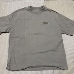 RVCA Tシャツ ベージュ ロゴプリントのサムネイル