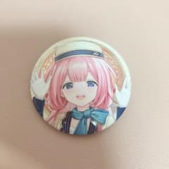 周央サンゴ　にじさんじ　缶バッジ　ビスケット