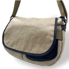 美品 ジャックゴム ショルダーバッグ ベージュATELIER ETE GABY - メルカリ