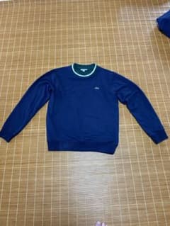 LACOSTE ラコステ クルーネック スウェット ネイビー