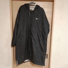NIKE ブラック ベンチコート Mサイズ - メルカリ