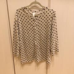 prit   ドット柄 リネンカーディガンのサムネイル