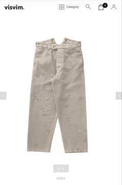 visvim 26ss TILLER PANTS DMGD ivory 3番 L - メルカリ