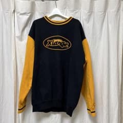 XLARGE スウェット トレーナー ブラック イエロー Lのサムネイル