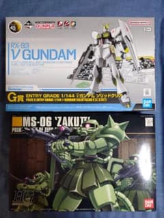 MS-06 ZAKU II & RX-93 V GUNDAM 1/144のサムネイル