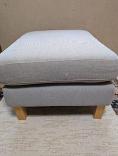 abc.m様]イケア KARLSTAD カルスタード オットマン グレー - メルカリ