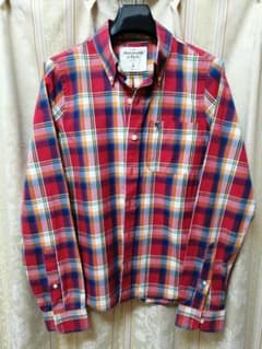 【極美品】アバクロ チェック ボタンダウンシャツのサムネイル
