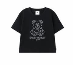 OY 半袖 Tシャツ ブラック ラインストーン ベア