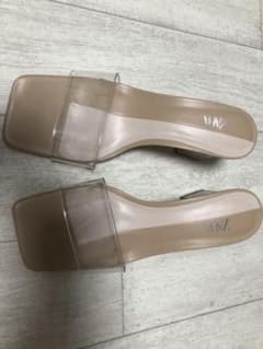 【M様専用】ZARA クリアサンダル  37のサムネイル