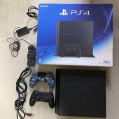 PS4 ブラック 500GB 充電スタンド、コントローラー付のサムネイル