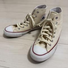 CONVERSE オールスター100 HI キナリ 24.5cm 美品のサムネイル