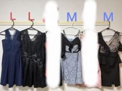 キャバドレスまとめ売り　タイトドレス　Aラインドレス　サイズＬとＭ　バラ売り可のサムネイル