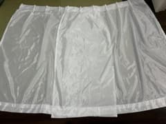 防炎シアーホワイトカーテン 133×100 cmのサムネイル