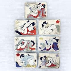 春画 浮世絵 木版画 明治〜大正 7枚セット 当時物 - メルカリ