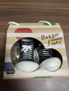 Baby Feet ベビーフィート　スニーカーズブラックのサムネイル