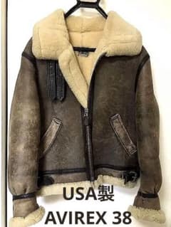 USA製 AVIREX B-3 フライトシャケット 38 羊革のサムネイル