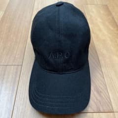 A.P.C. ブラック ベースボールキャップ 58のサムネイル