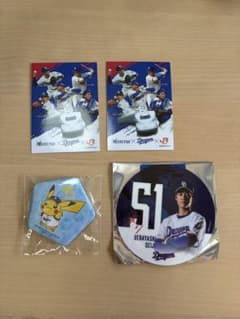 中日ドラゴンズ 応援グッズセット ポケモン 缶バッジのサムネイル