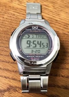 超美品 シチズン Q&Q MHS5-200 ソーラー電波受信デジタル腕時計 - メルカリ