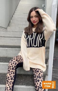 MIRROR9 Jacquard Knit IVORY 浜崎あゆみ着用 ニットのサムネイル