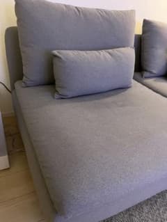 IKEA ソーデルハムン 1人掛けソファセクション , トネルード グレー