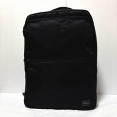 現行タグ✨超美品 ポーター タイム リュック A4可 大容量 多収納 ブラック 現行タグ✨超美品 ポーター タイム リュック A4可 大容量 多収納