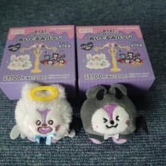BT21 파미마 오리지널 봉제인형 배지 Angel & Villain