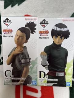 이치 반 쿠지 NARUTO 나카노부 시험편 시카마루 록 리 피규어 세트
