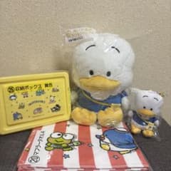 【はぴだんぶい当りくじ】4点セット あひるのペックル（ぬいぐるみ•マスコット）他のサムネイル