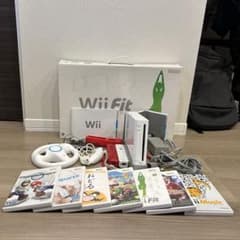 wii本体 wiifit ソフトまとめ売り Wii本体 ウィー WiiFitボード 7本ソフト セット売り - メルカリ