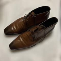 MAGNANNI マグナーニ レザー チャッカブーツ ブラウンのサムネイル
