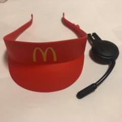 なりきりマクドナルド クルー サンバイザー ハッピーセットのサムネイル