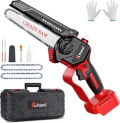 （新品）Aihand 6インチ充電式チェーンソー【本体のみ バッテリー別売り】のサムネイル