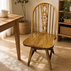 ウィンザー 回転椅子　オーク材チェア アンティーク 英国スタイル　ヴィンテージ ウィンザー 回転椅子 チェア アンティーク 英国スタイル ヴィンテージ