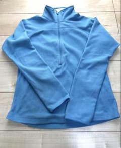 UNIQLO ユニクロ フリース ハーフジップ M 水色 ブルー 長袖のサムネイル