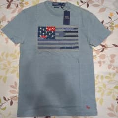 ポロラルフローレン インディゴ 半袖Tシャツ 星条旗 XSサイズ 新品未 