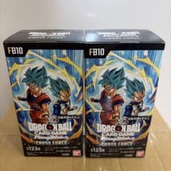ドラゴンボールカード　フュージョンワールド　テープカット　2BOX 2ボックス ドラゴンボール フュージョンワールド CROSS FORCE 2BOX テープ付