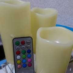 12色に光るキャンドルライトのサムネイル